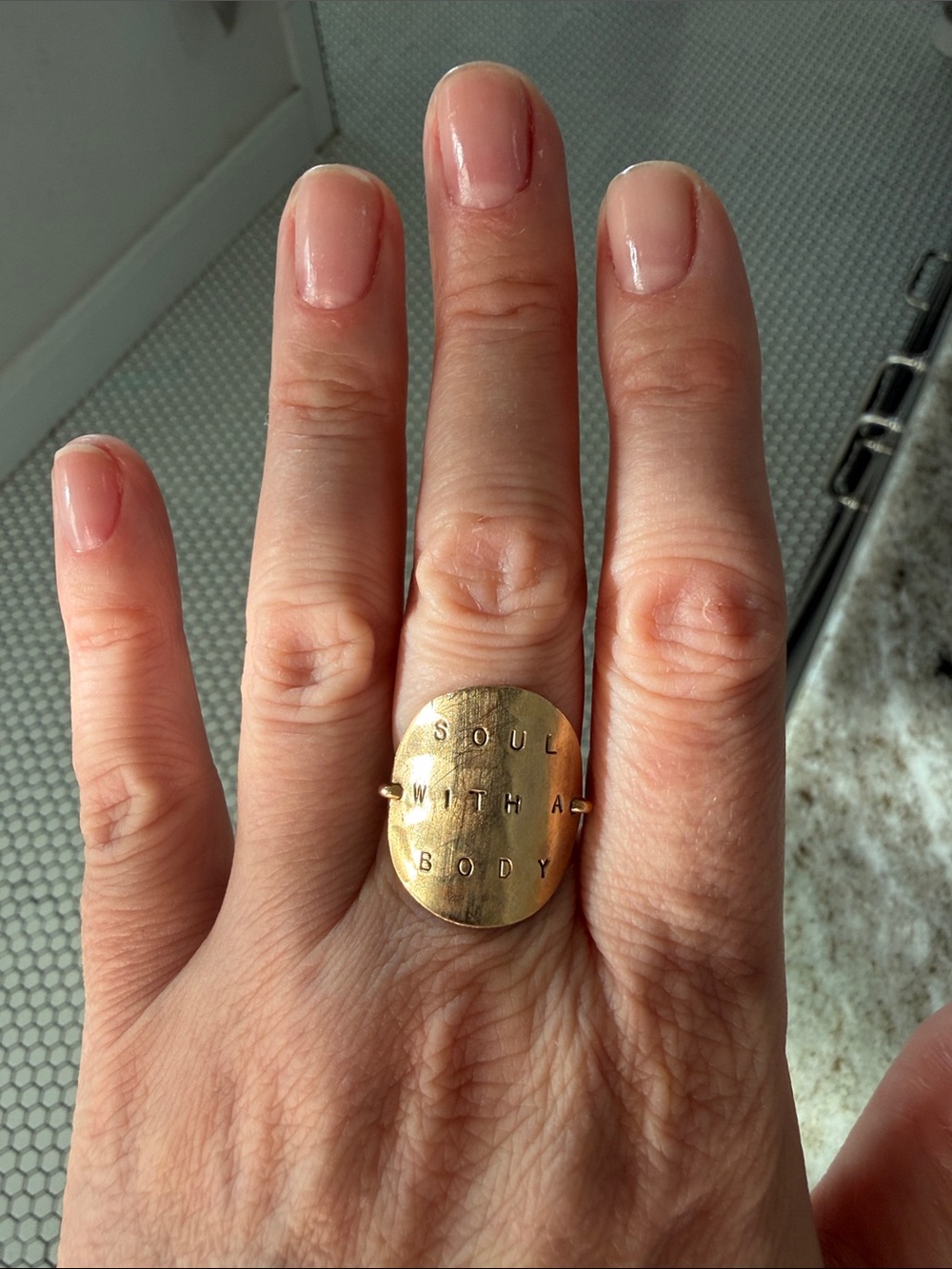 Gold ring 8 - Picture 4 of 4